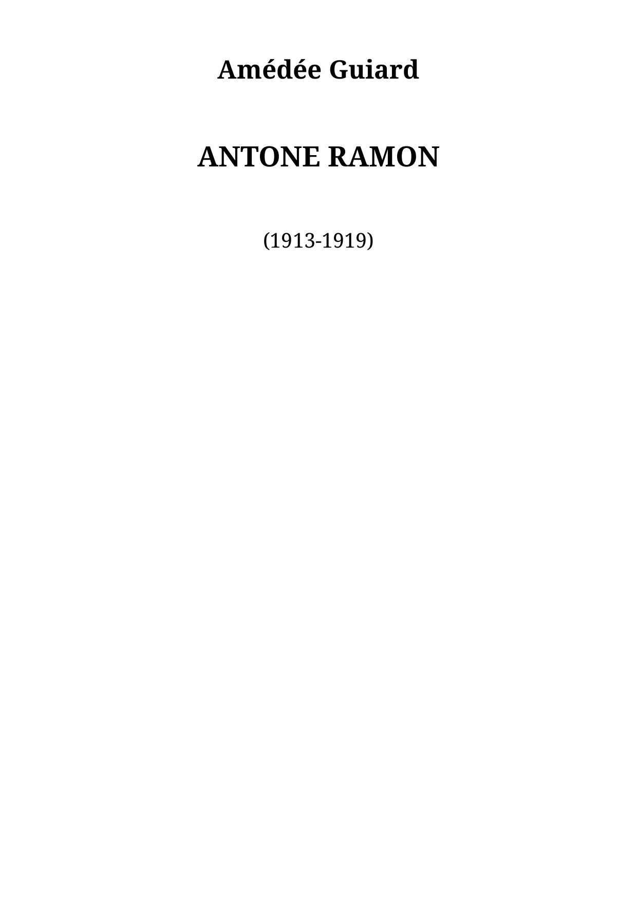 Antone Ramon