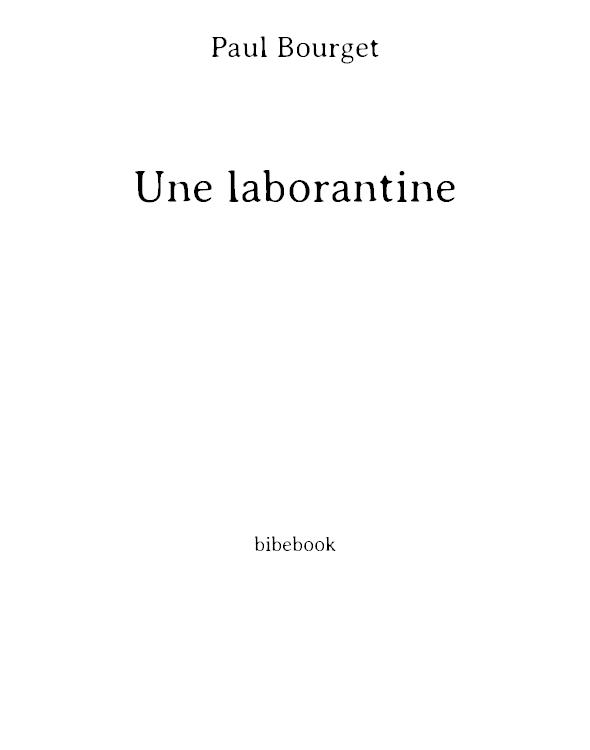 Une laborantine