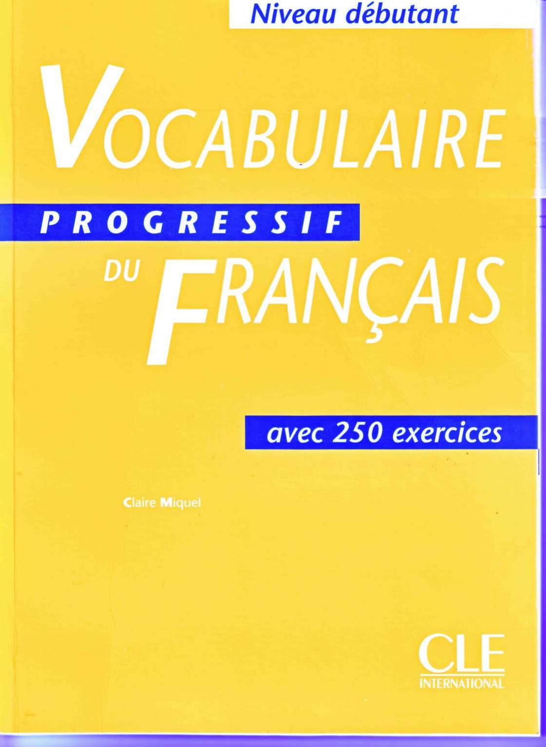 Vocabulaire Progressif du Francais Niveau