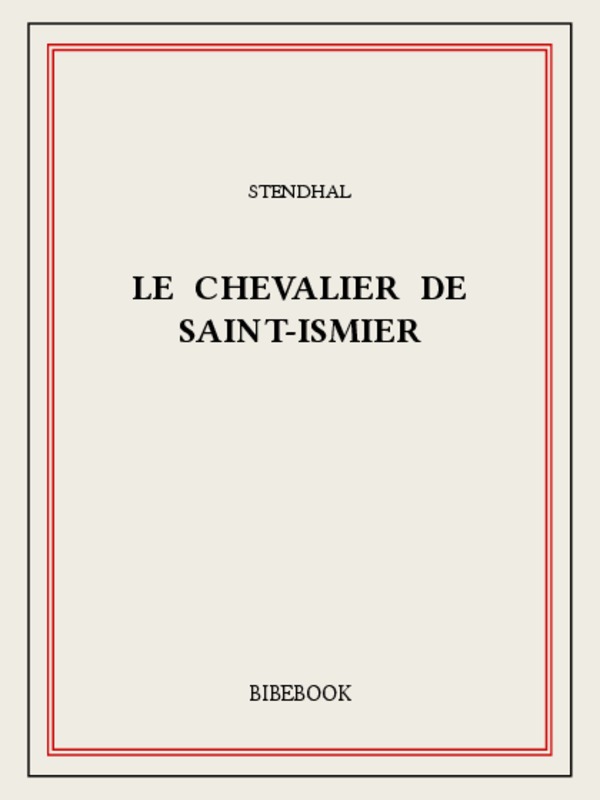 Le chevalier de Saint-Ismier