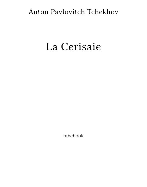 La Cerisaie