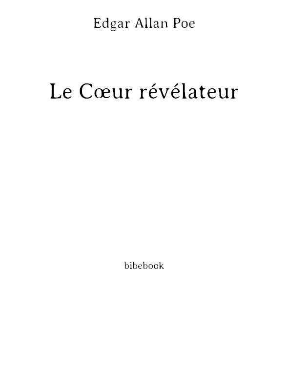 Le Cœur révélateur