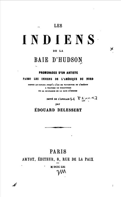 Les Indiens de la baie d'Hudson