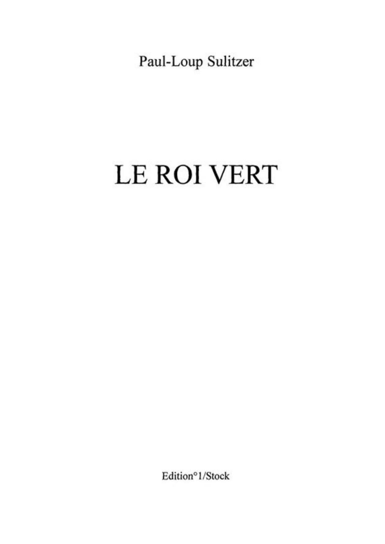 LE ROI VERT