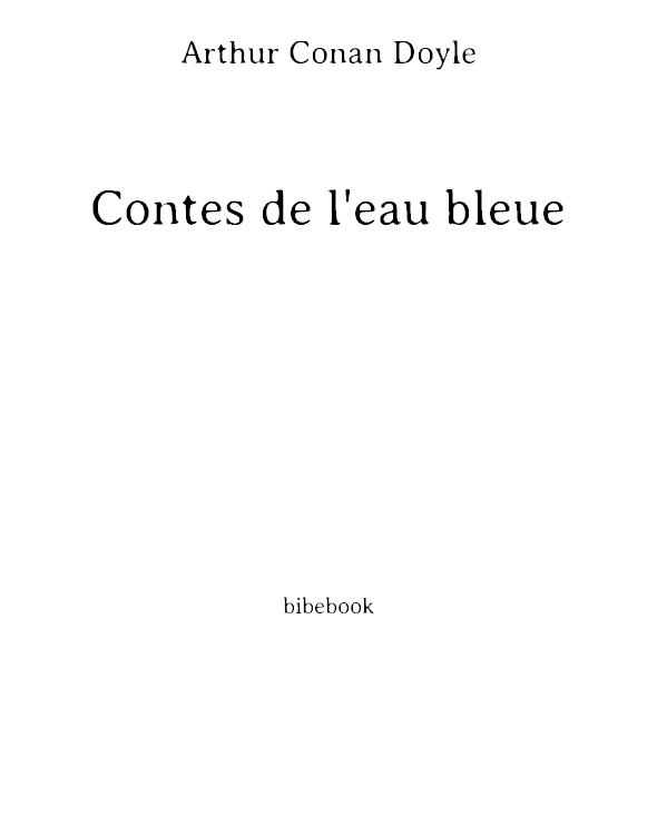 Contes de l'eau bleue