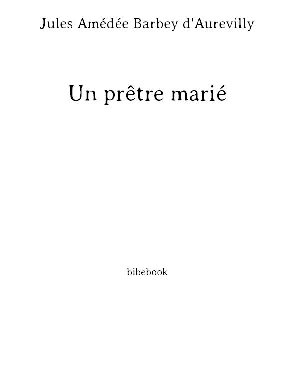 Un prêtre Marié
