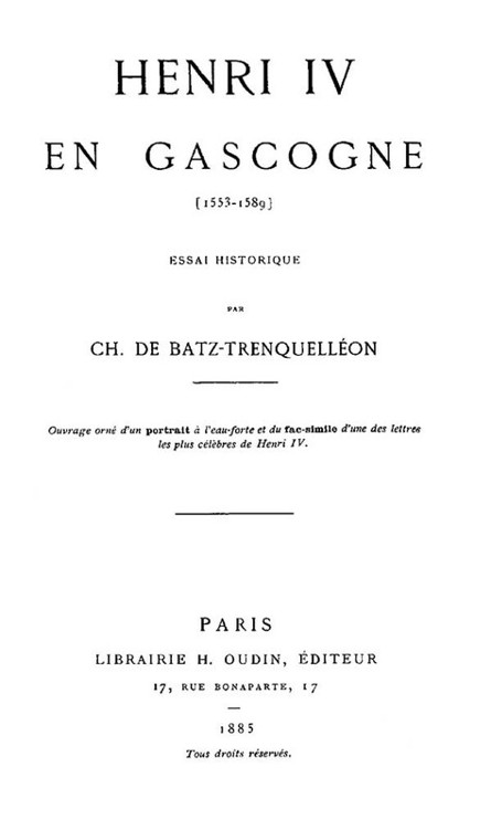 Henri IV en Gascogne (1553-1589)