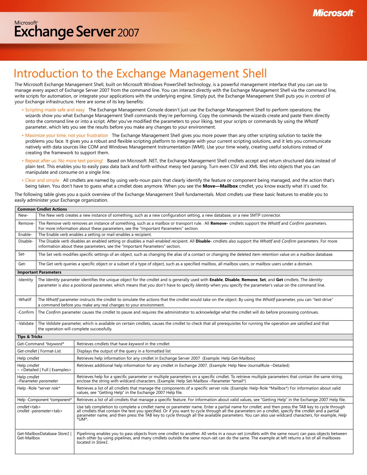 Exchange 2007