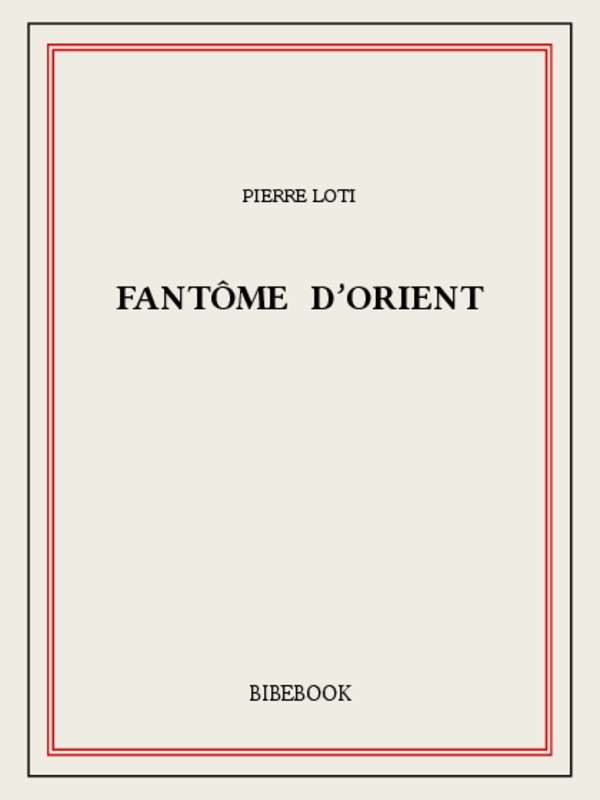 Fantome d'orient: roman