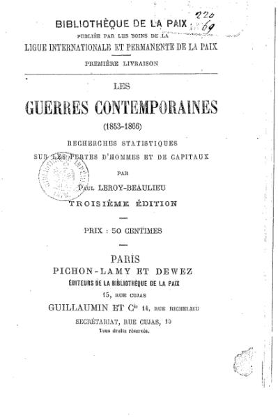 Les Guerres contemporaines