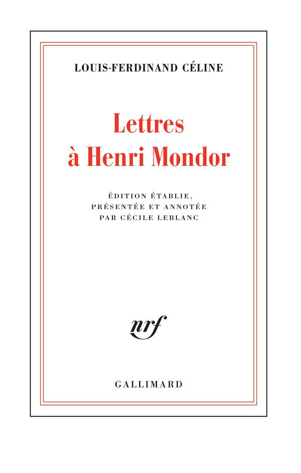 Lettres à Henri Mondor