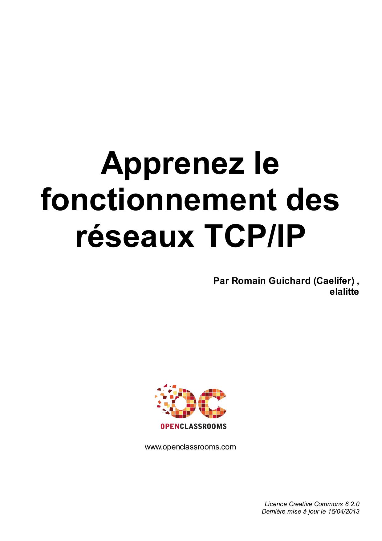 Apprenez le fonctionnement des réseaux TCP-IP