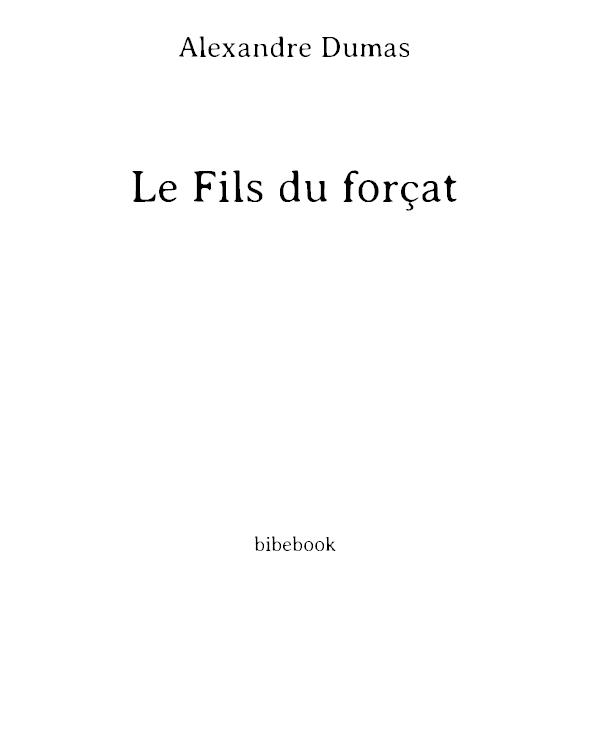 Le Fils Du Forçat, M Coumbes