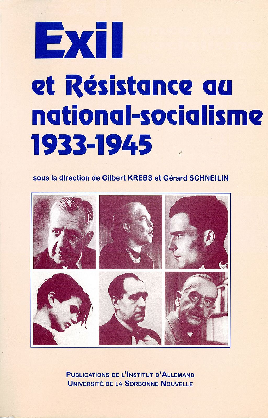 Exil et Résistance au National-Socialisme (1933-1945)