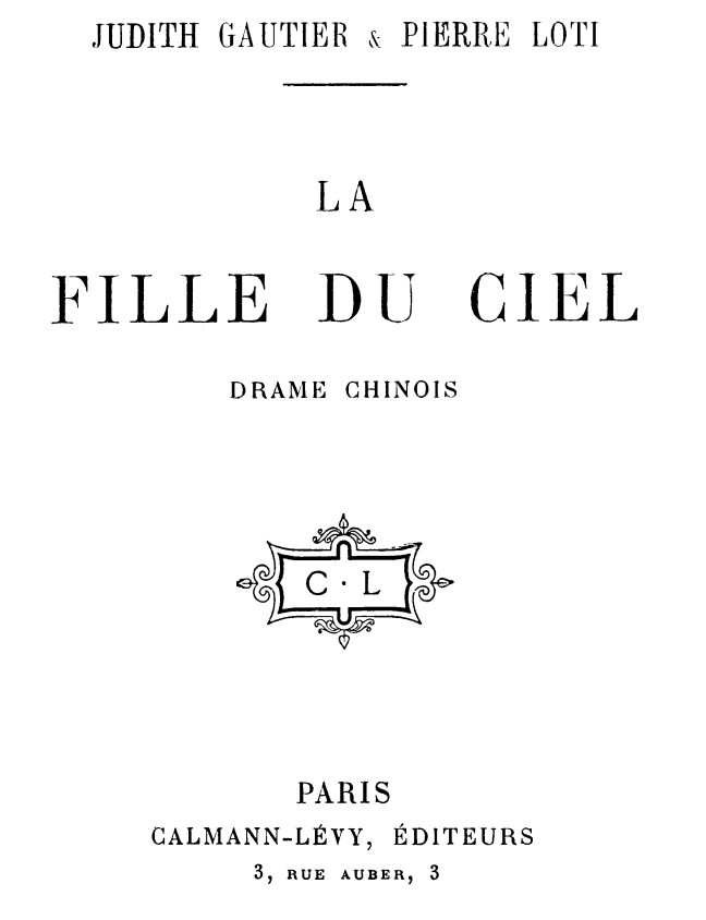 La fille du ciel / Drame Chinois