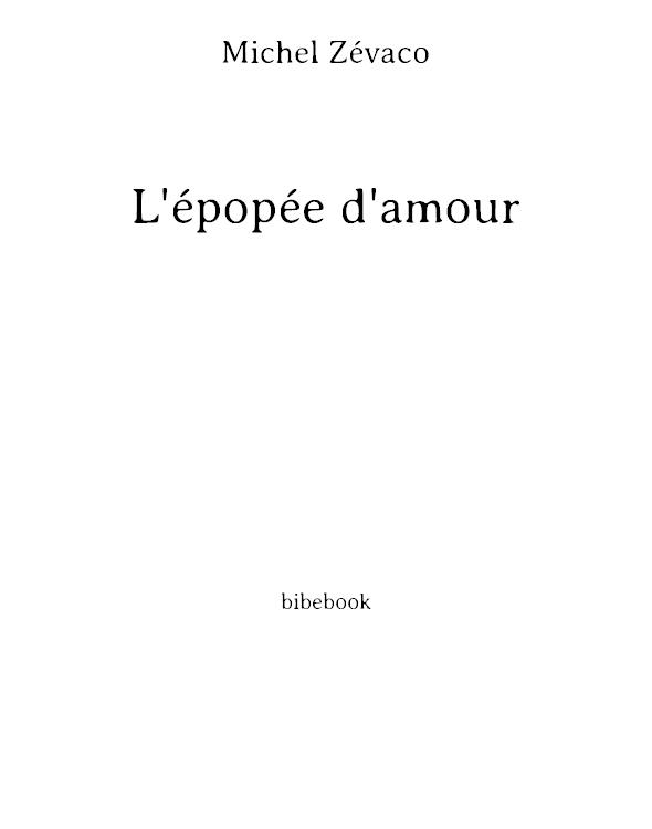 L'épopée d'amour