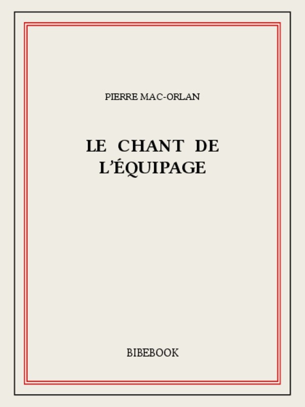 Le chant de l'équipage
