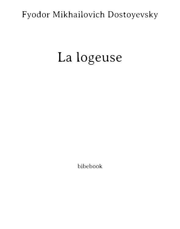 La logeuse
