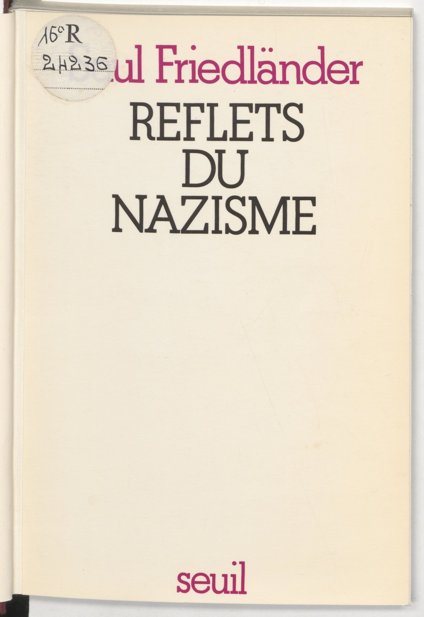 Reflets du nazisme