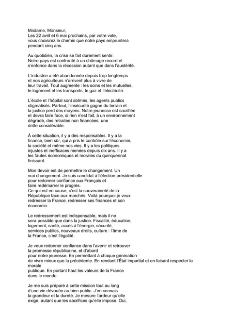 60 propositions