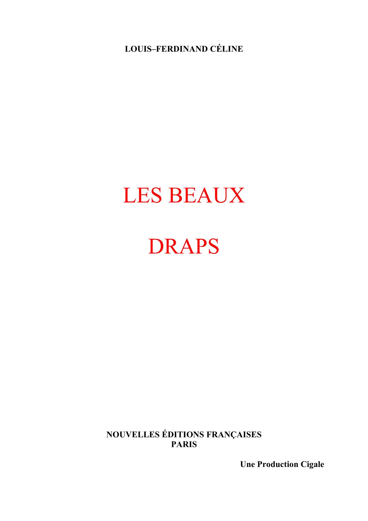 LOUIS–FERDINAND CÉLINE