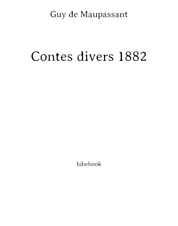Contes divers 1882