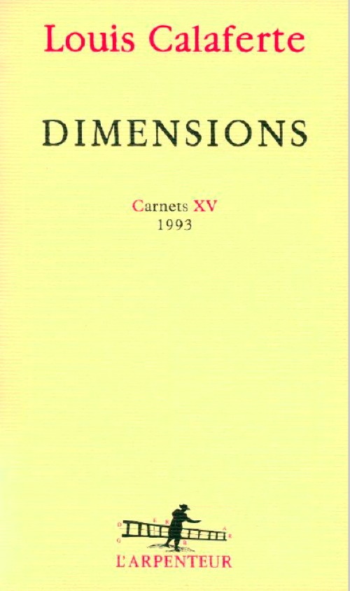 Dimensions: Carnets XV, 1993