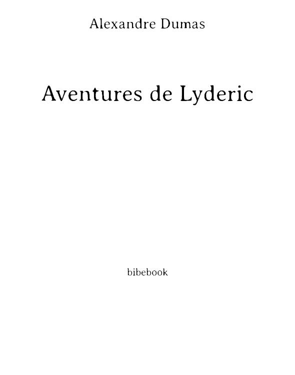 Aventures de Lyderic