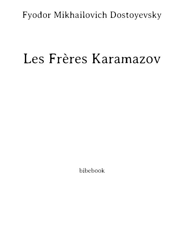 Les Frères Karamazov