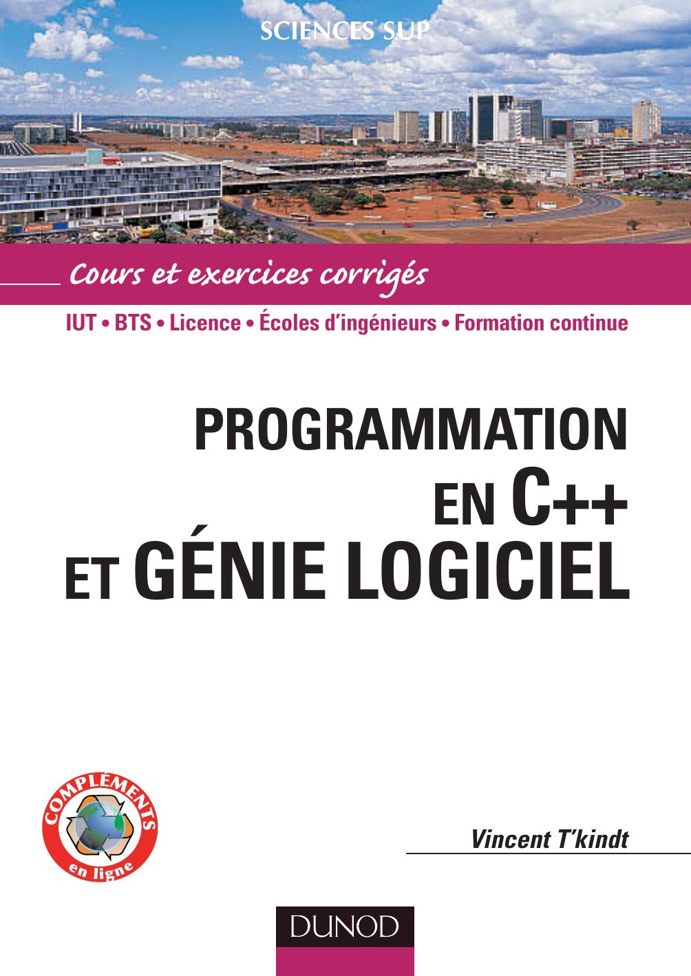 Programmation en C++ et Génie logiciel