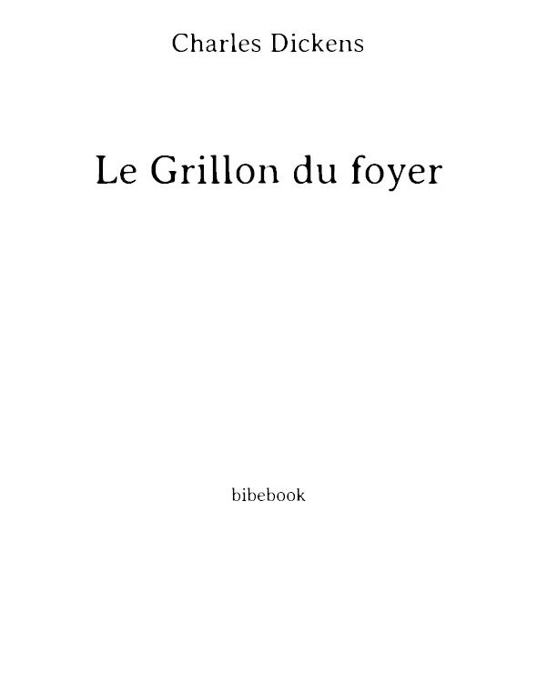 Le Grillon Du Foyer