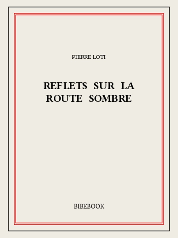 Reflets sur la sombre route