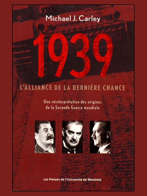 1939 L'alliance de la dernière chance