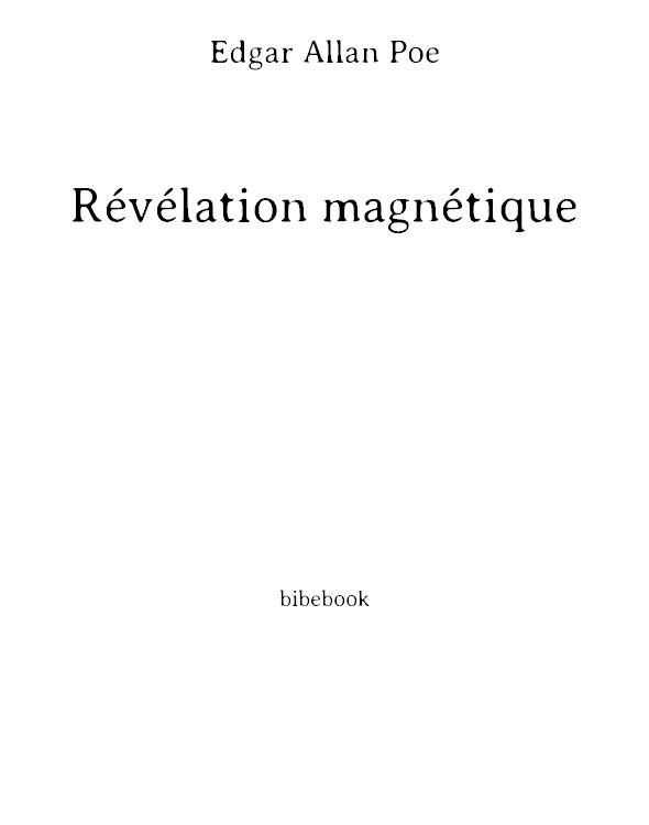 Révélation magnétique