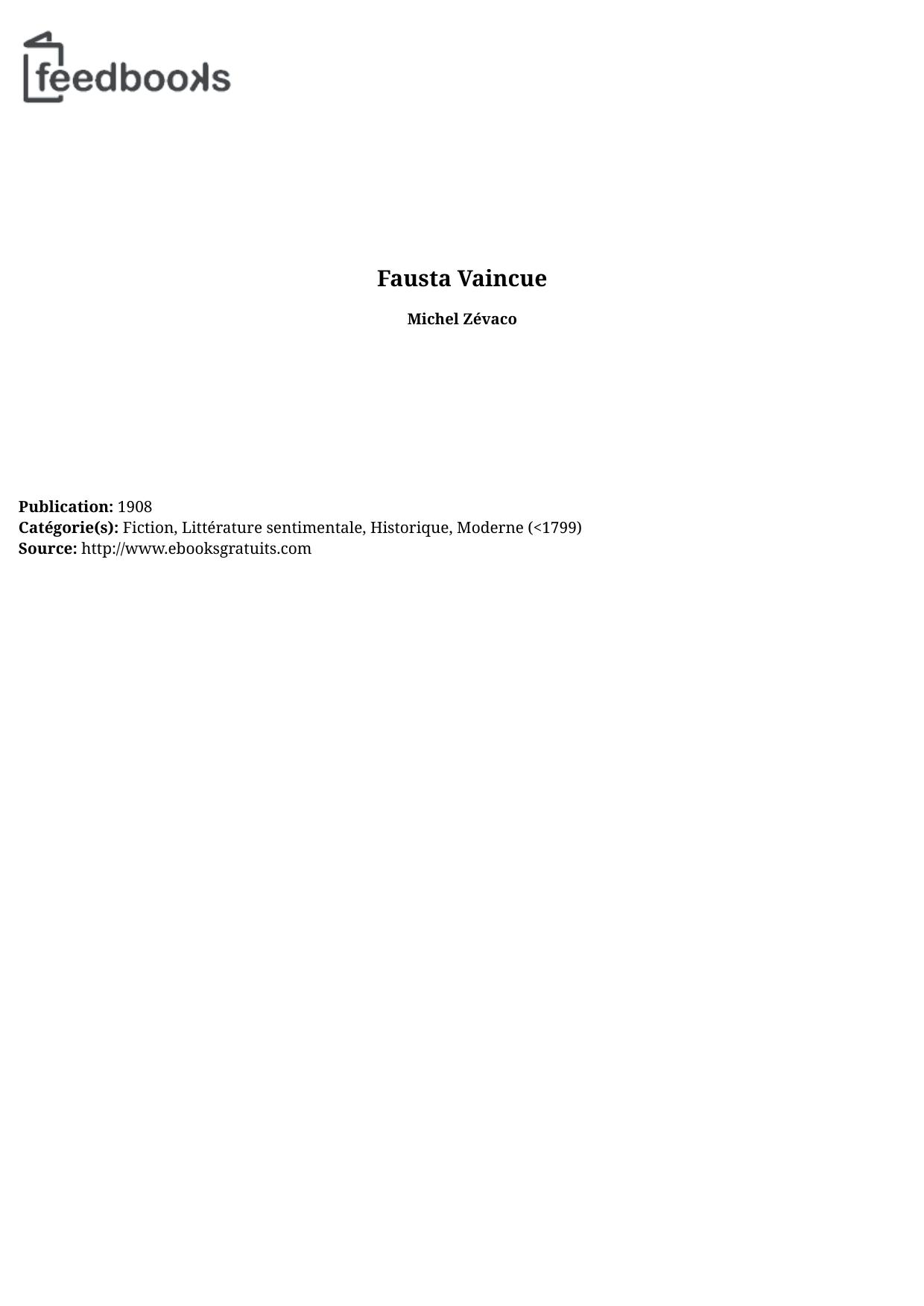 Fausta Vaincue
