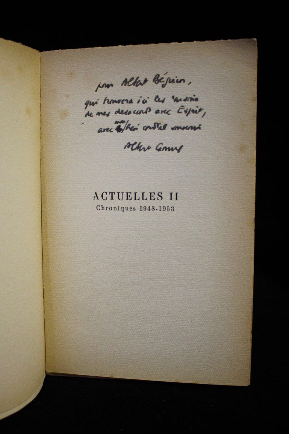 Actuelles II. Chroniques 1948-1953
