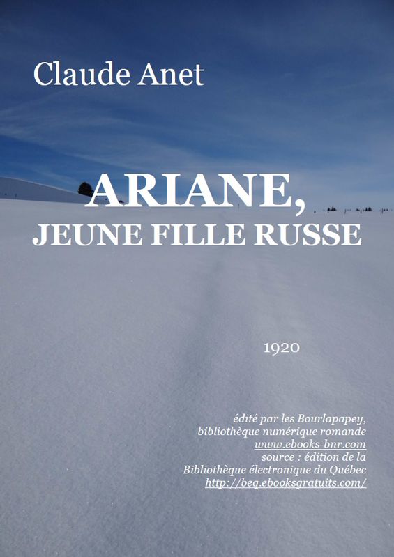 Ariane, jeune fille russe