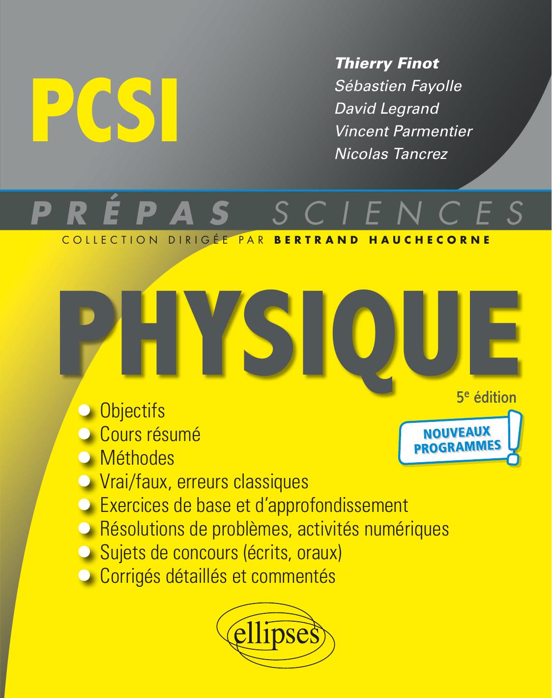 PCSI Physique