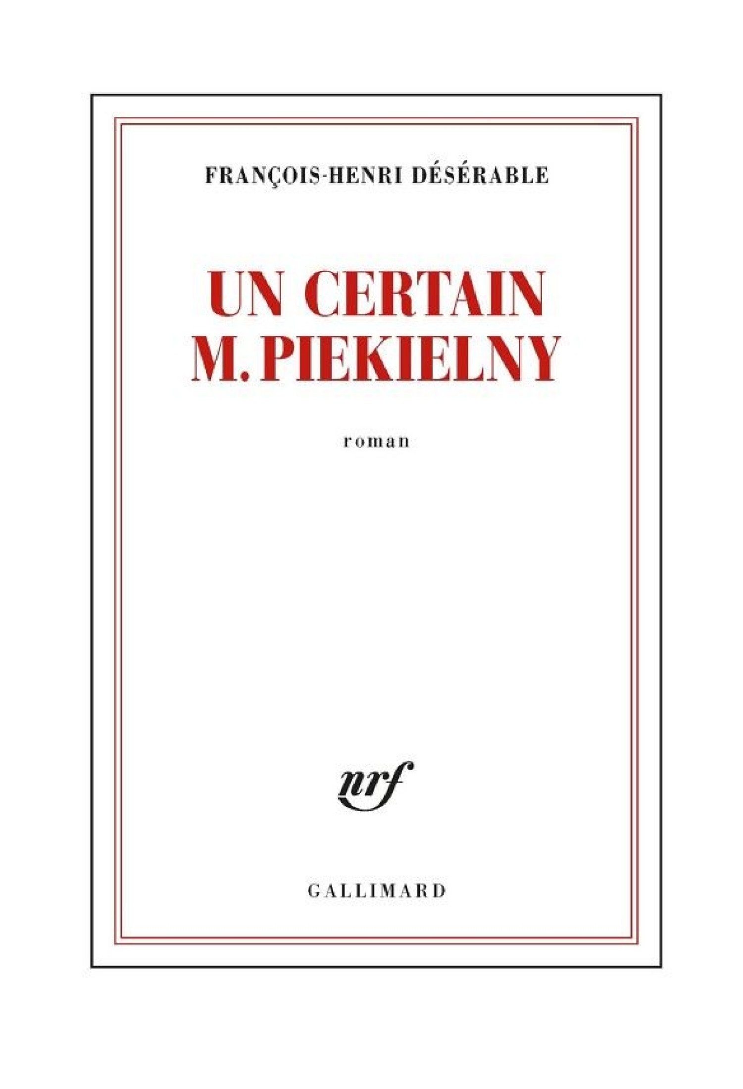 Un certain M. Piekielny