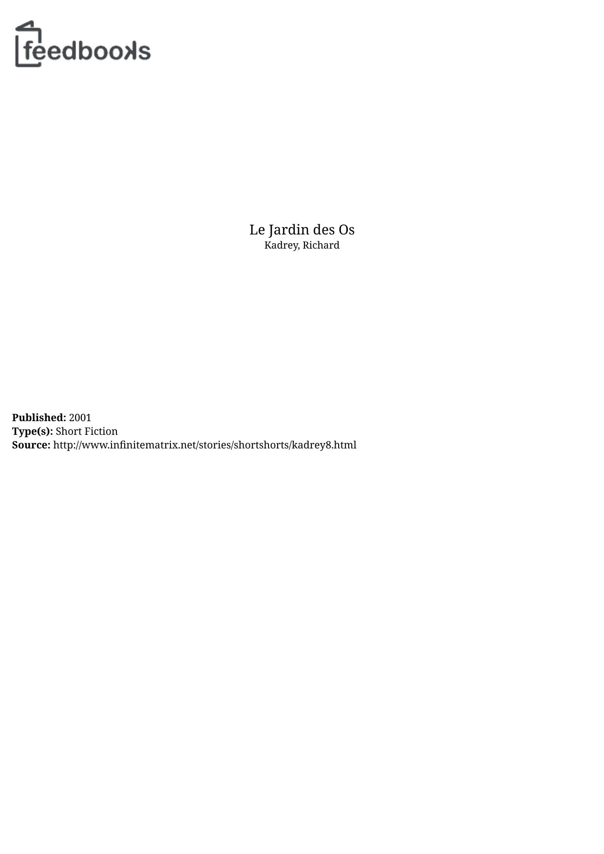 Le Jardin des Os