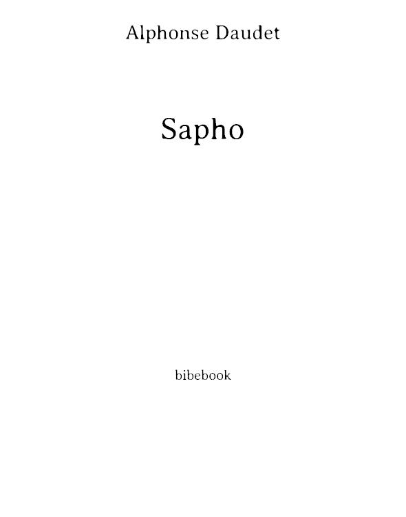 Sapho Parisian Manners