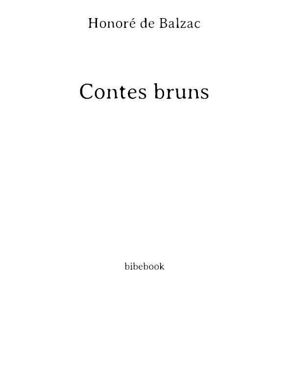 Contes bruns ...