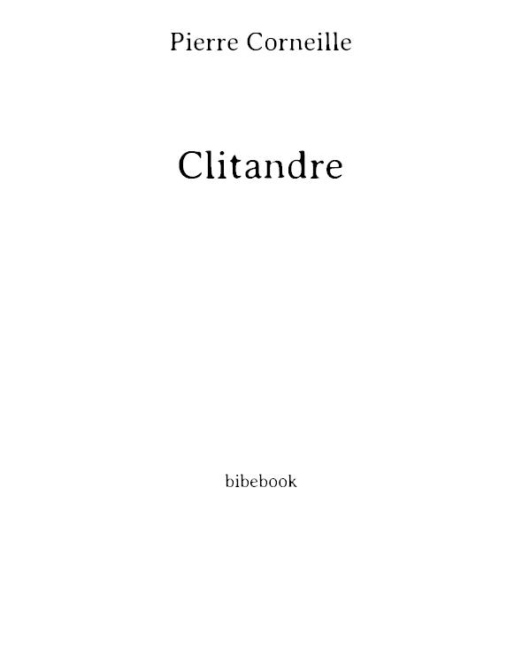 Clitandre, Suivi De,Melite