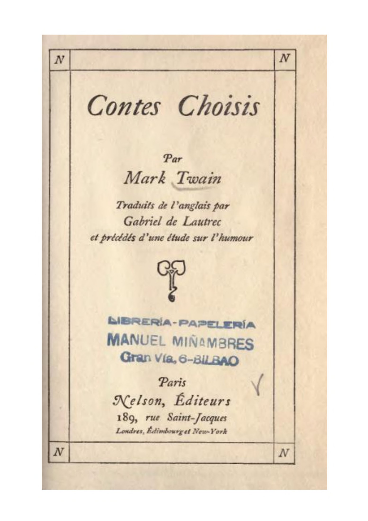 Contes choisis