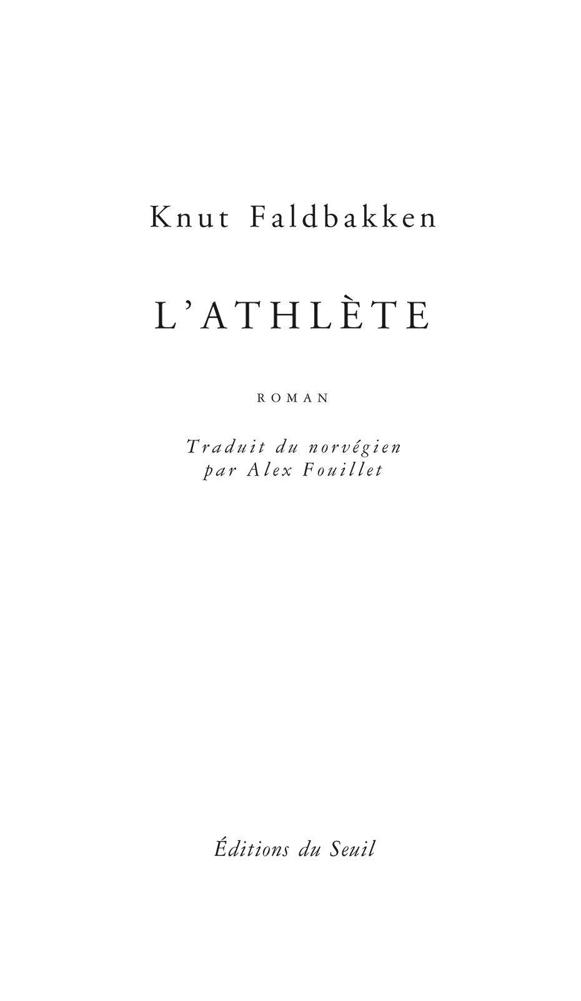 L'Athlète (Seuil Policiers) (French Edition)