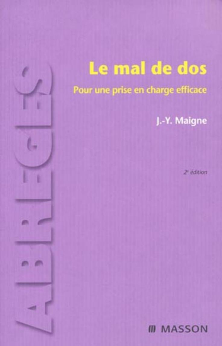 le mal de dos
