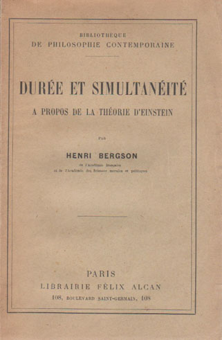 Durée et simultanéité: à propos de la théorie d'Einstein