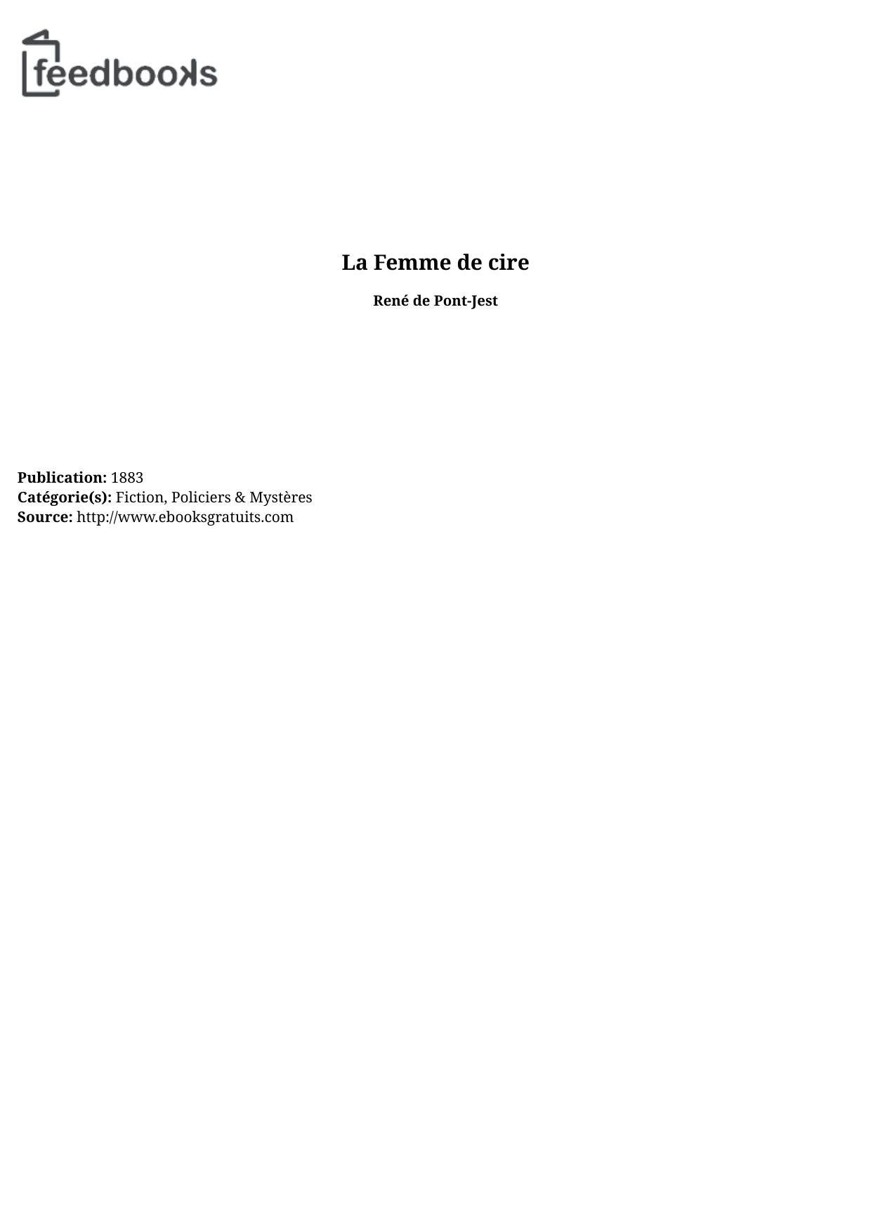 La Femme de cire