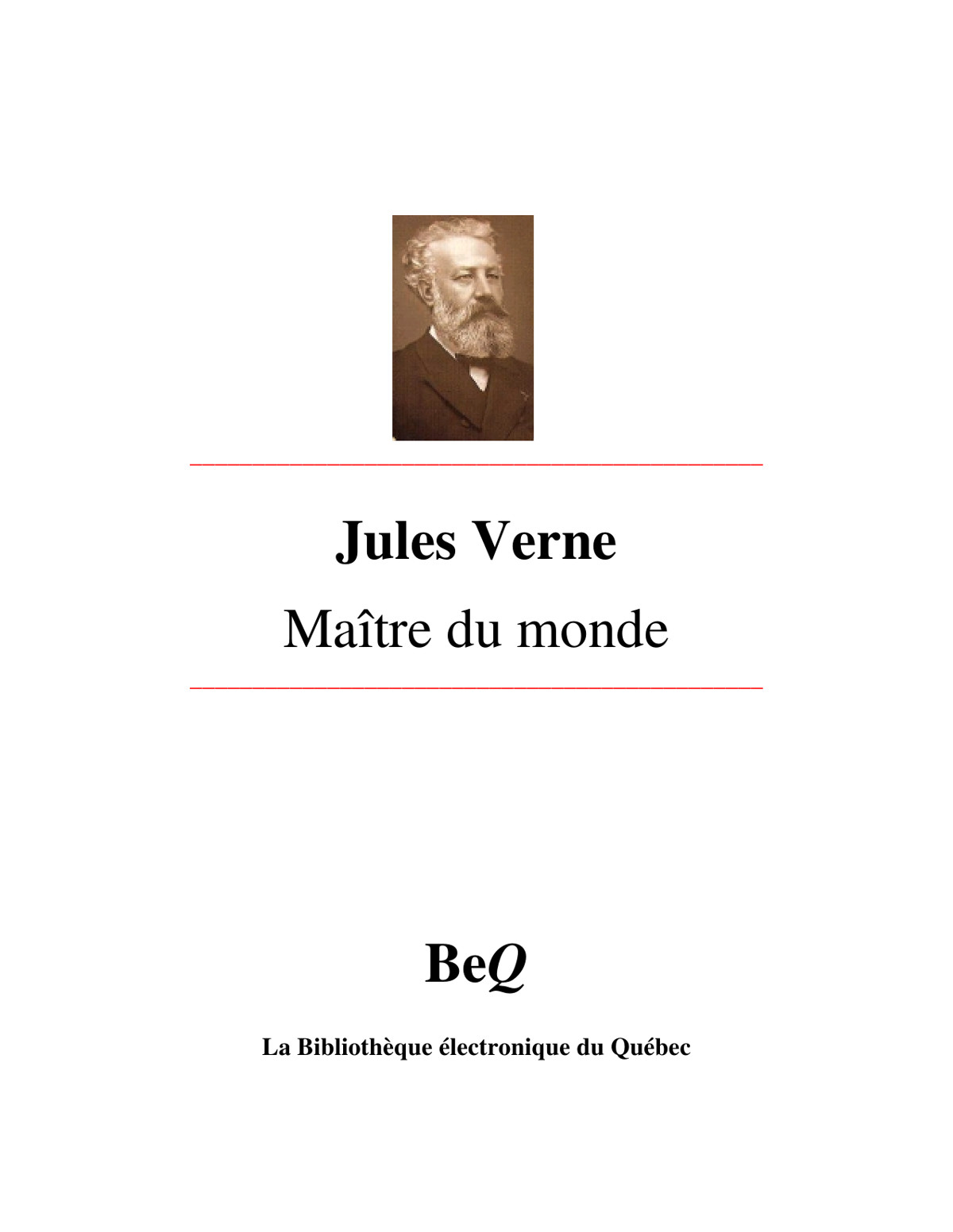 Maître du monde