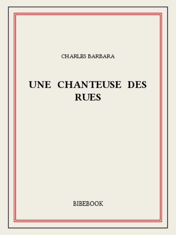 Une chanteuse des rues